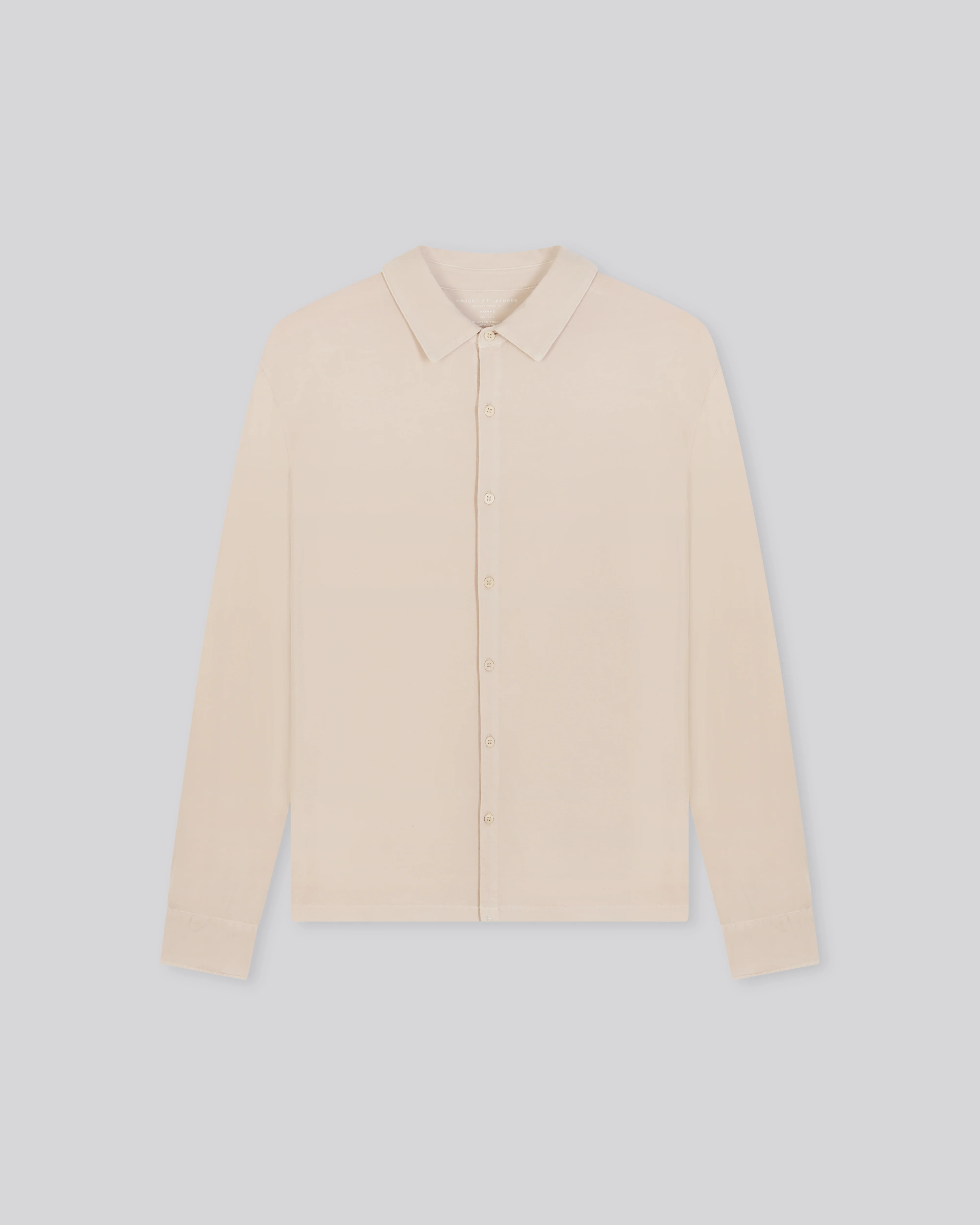 Chemise Ficelle Manches Longues en Coton organique / Elasthanne - Image 2