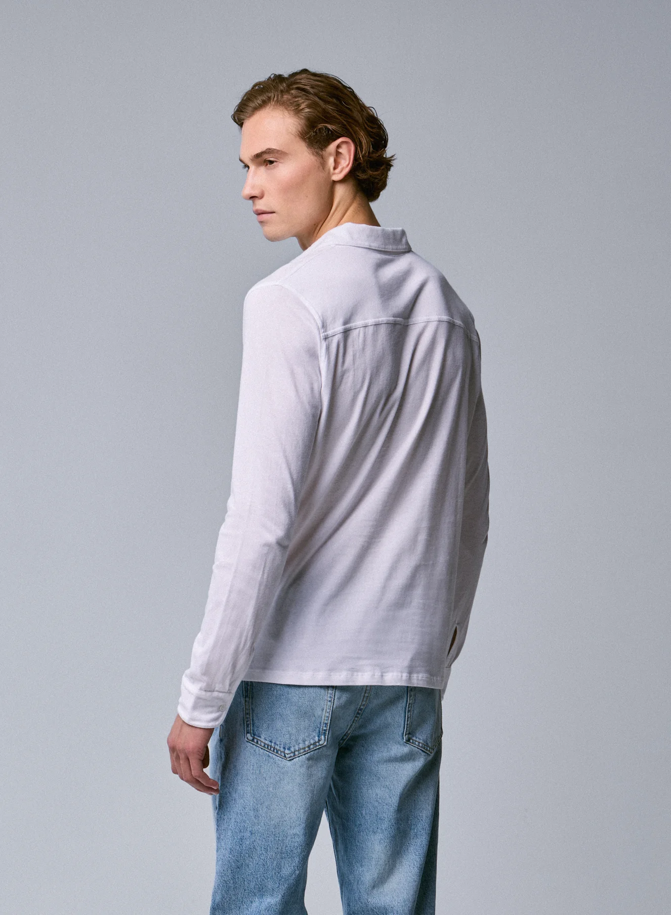 Chemise Blanche Manches Longues en Deluxe Coton - Image 5