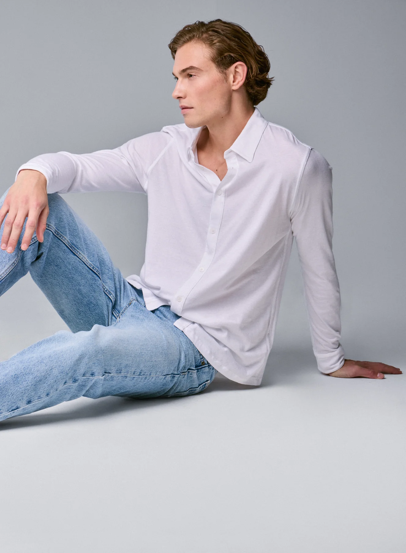 Chemise Blanche Manches Longues en Deluxe Coton - Image 6