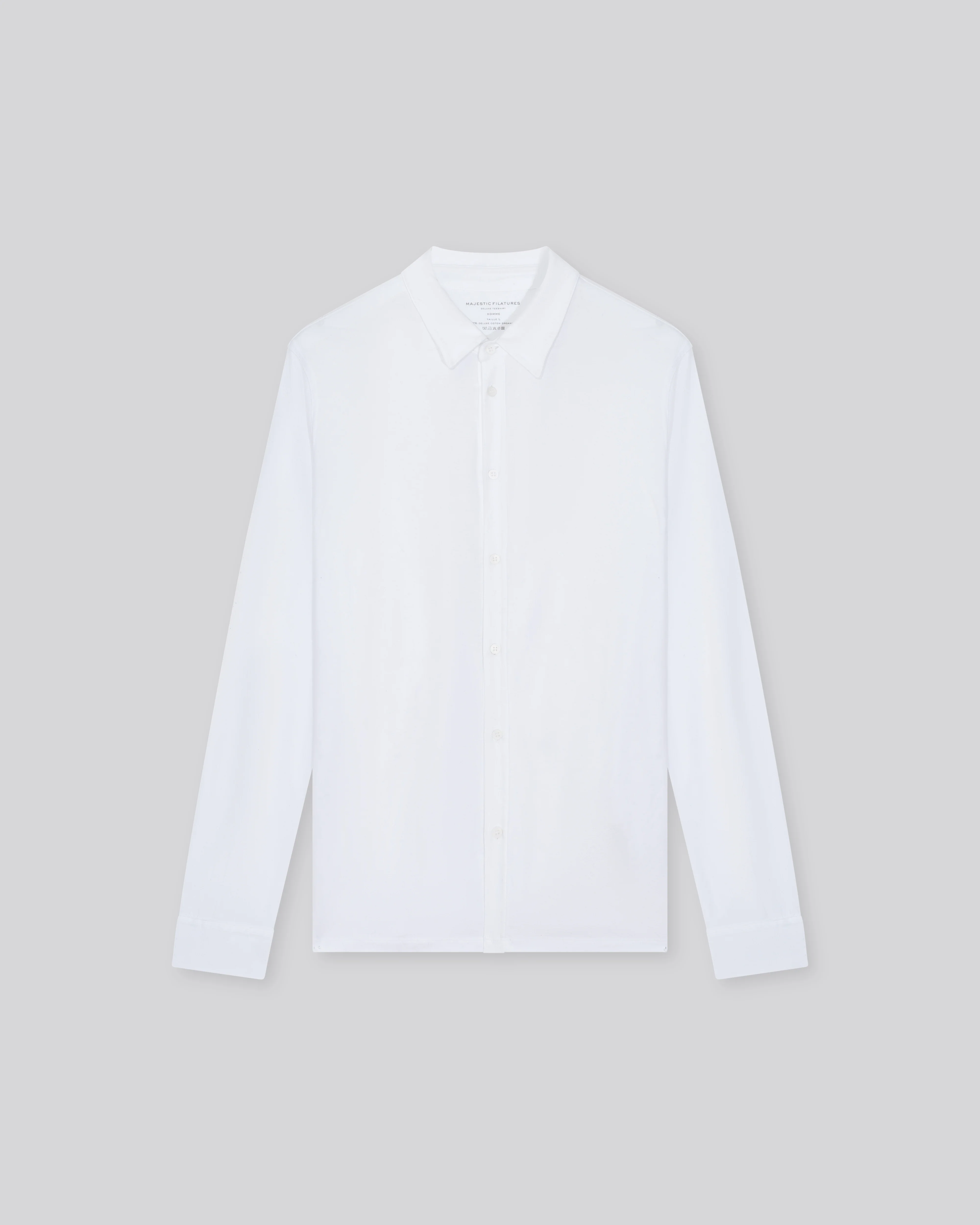 Chemise Blanche Manches Longues en Deluxe Coton - Image 7