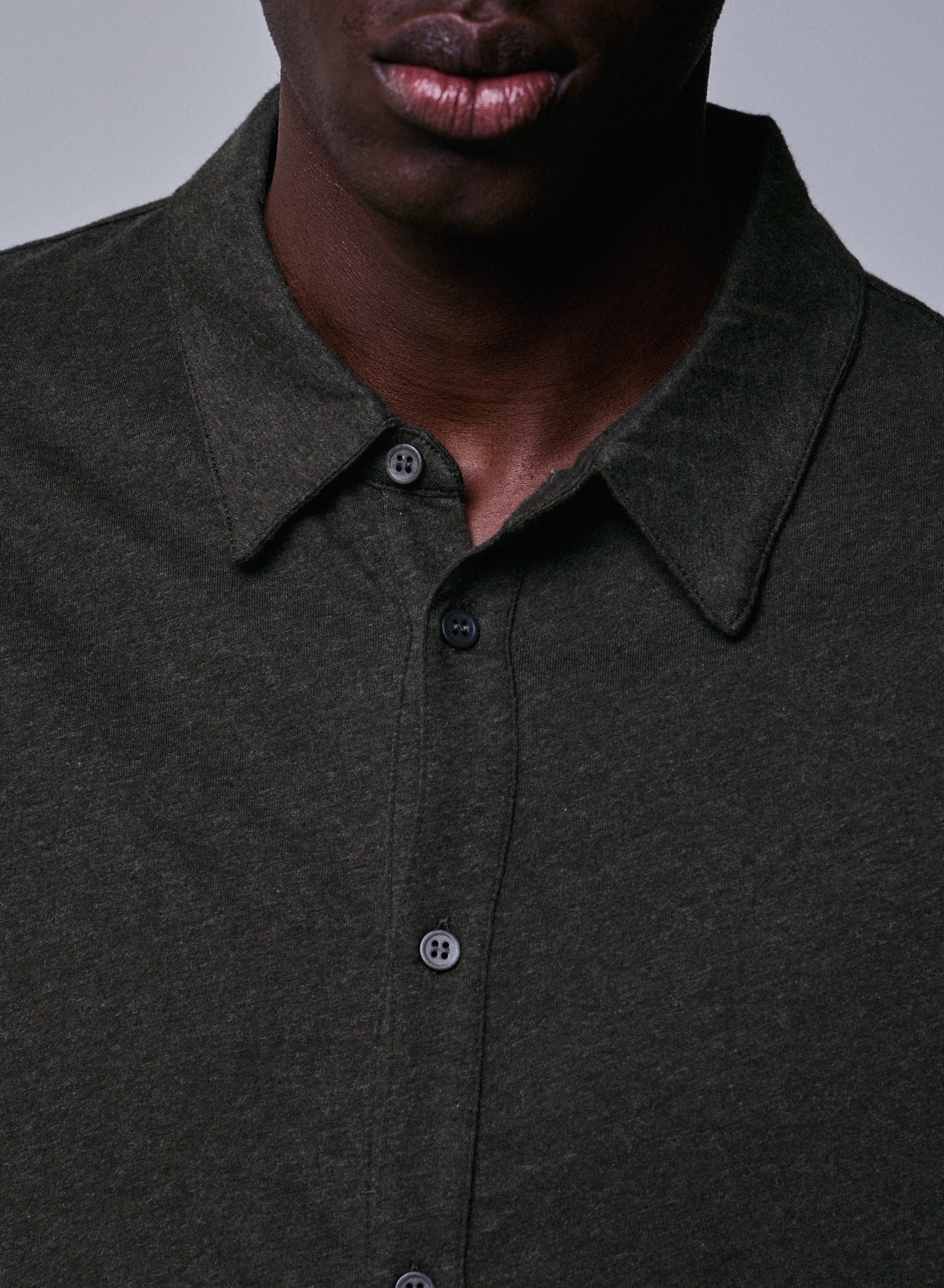 Chemise Vert Chemise Manches Longues en Coton organique - Image 4