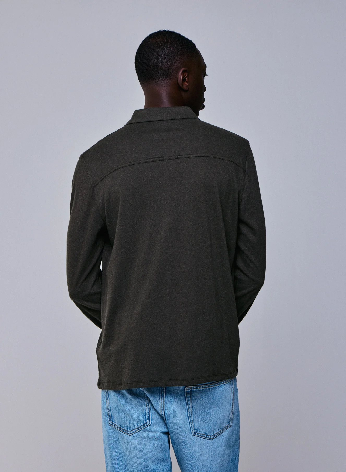 Chemise Vert Chemise Manches Longues en Coton organique - Image 5