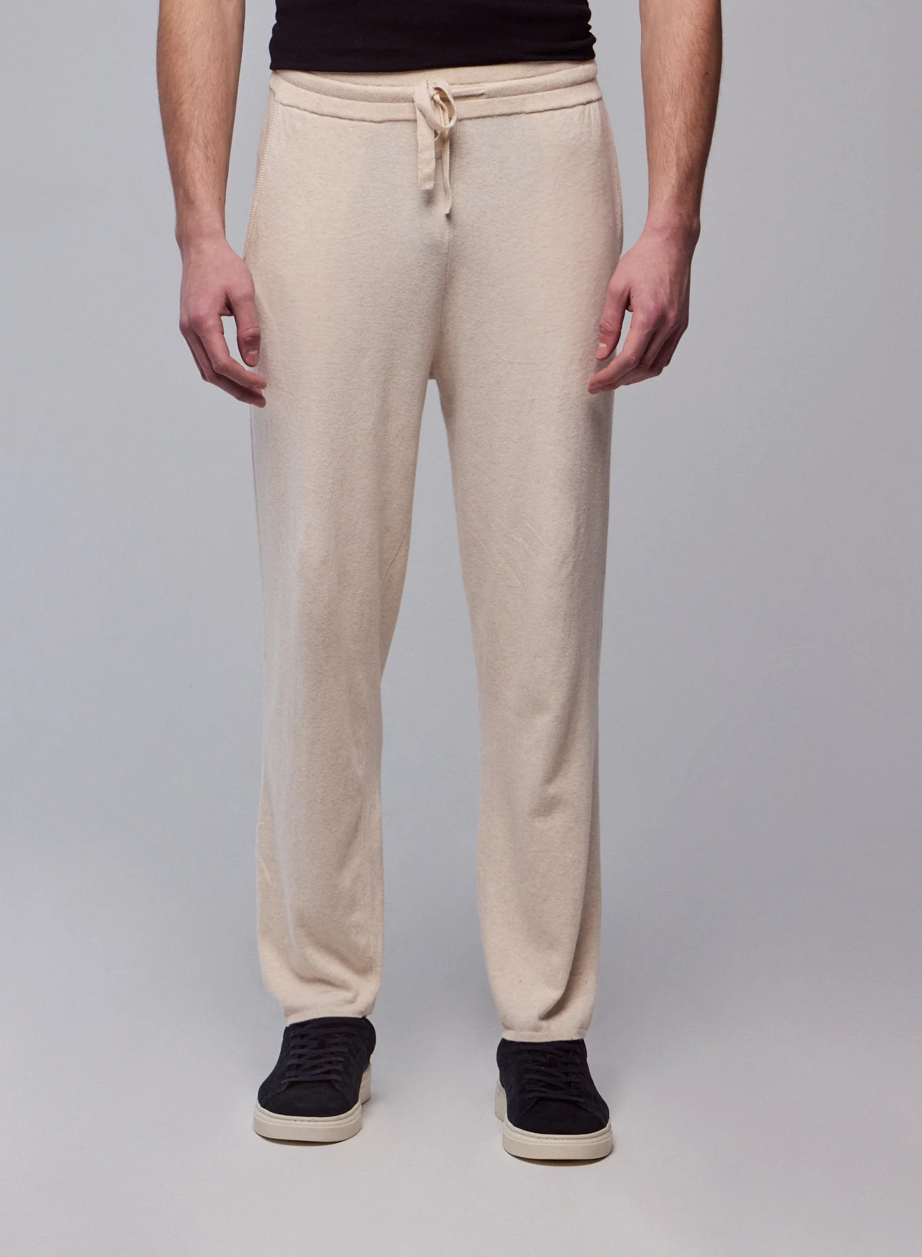 Pantalon Beige en Coton organique / Elasthanne - Image 2