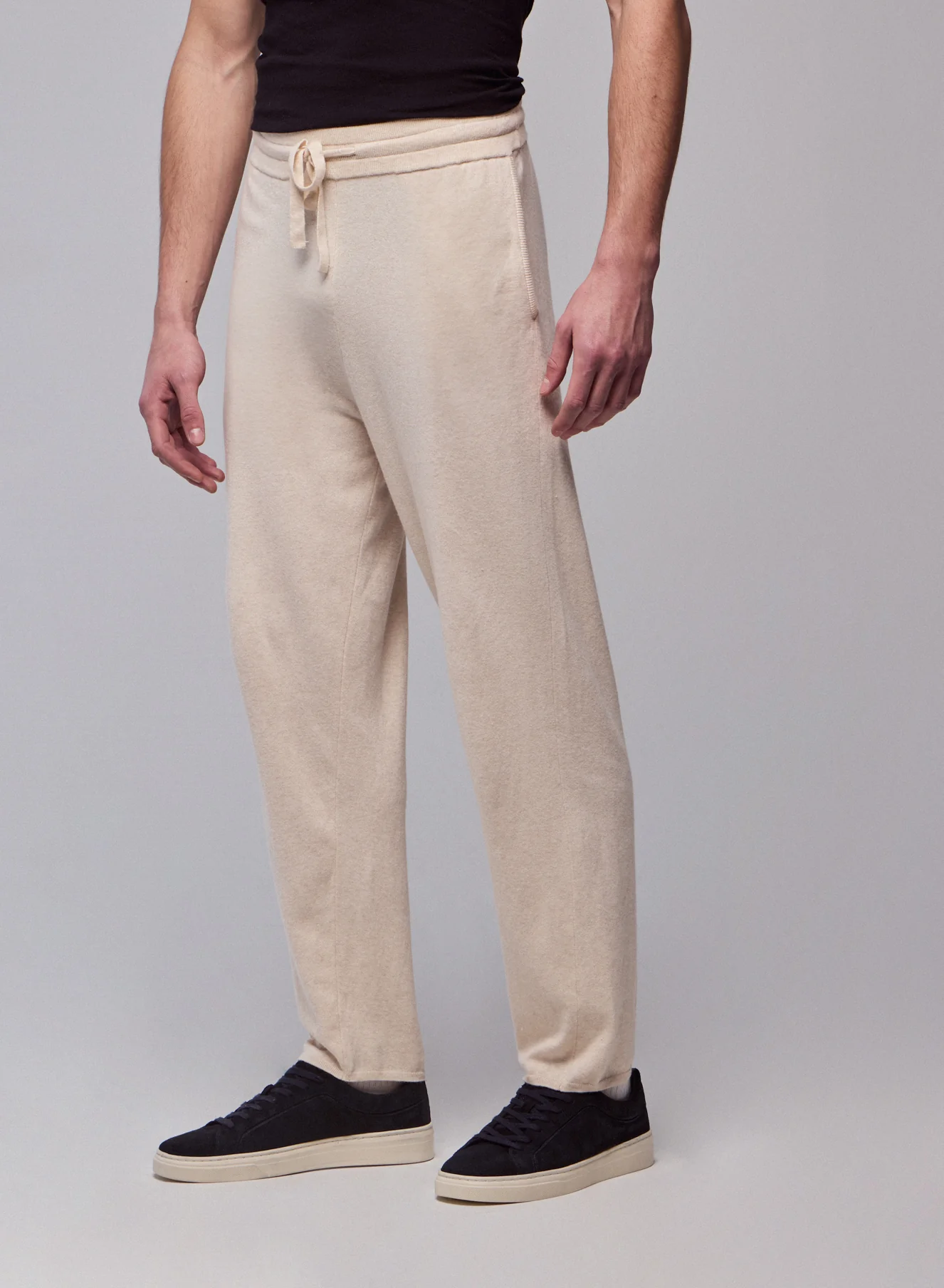 Pantalon Beige en Coton organique / Elasthanne - Image 3