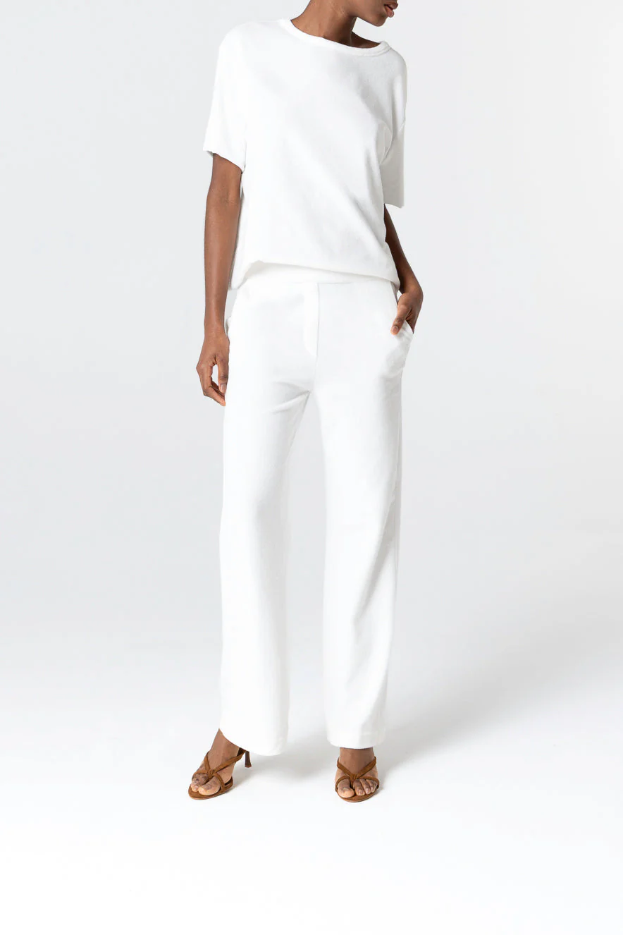 Pantalon Milk en Coton organique / Polyamide