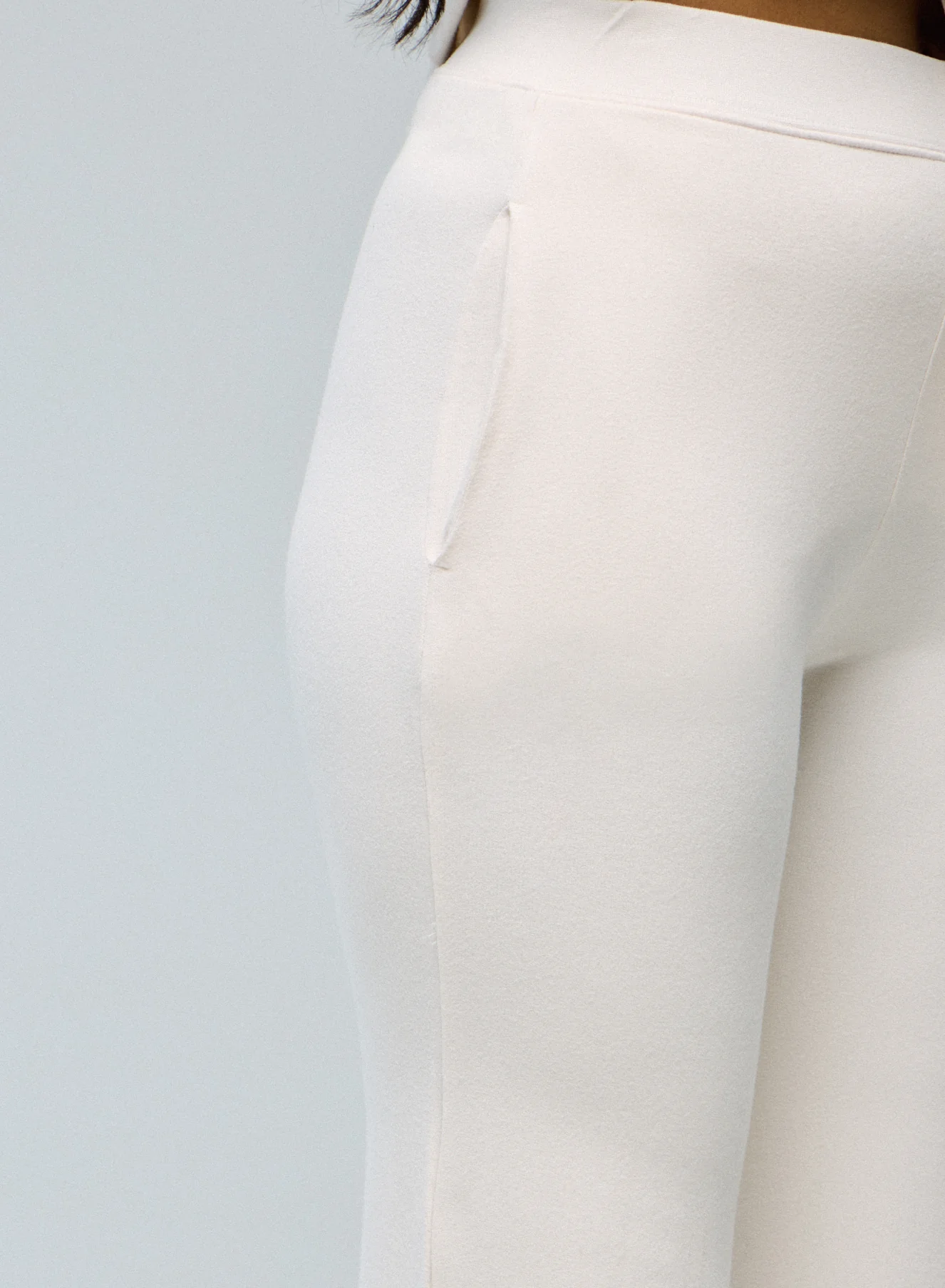Pantalon Crème en Viscose / Elasthanne - Image 5