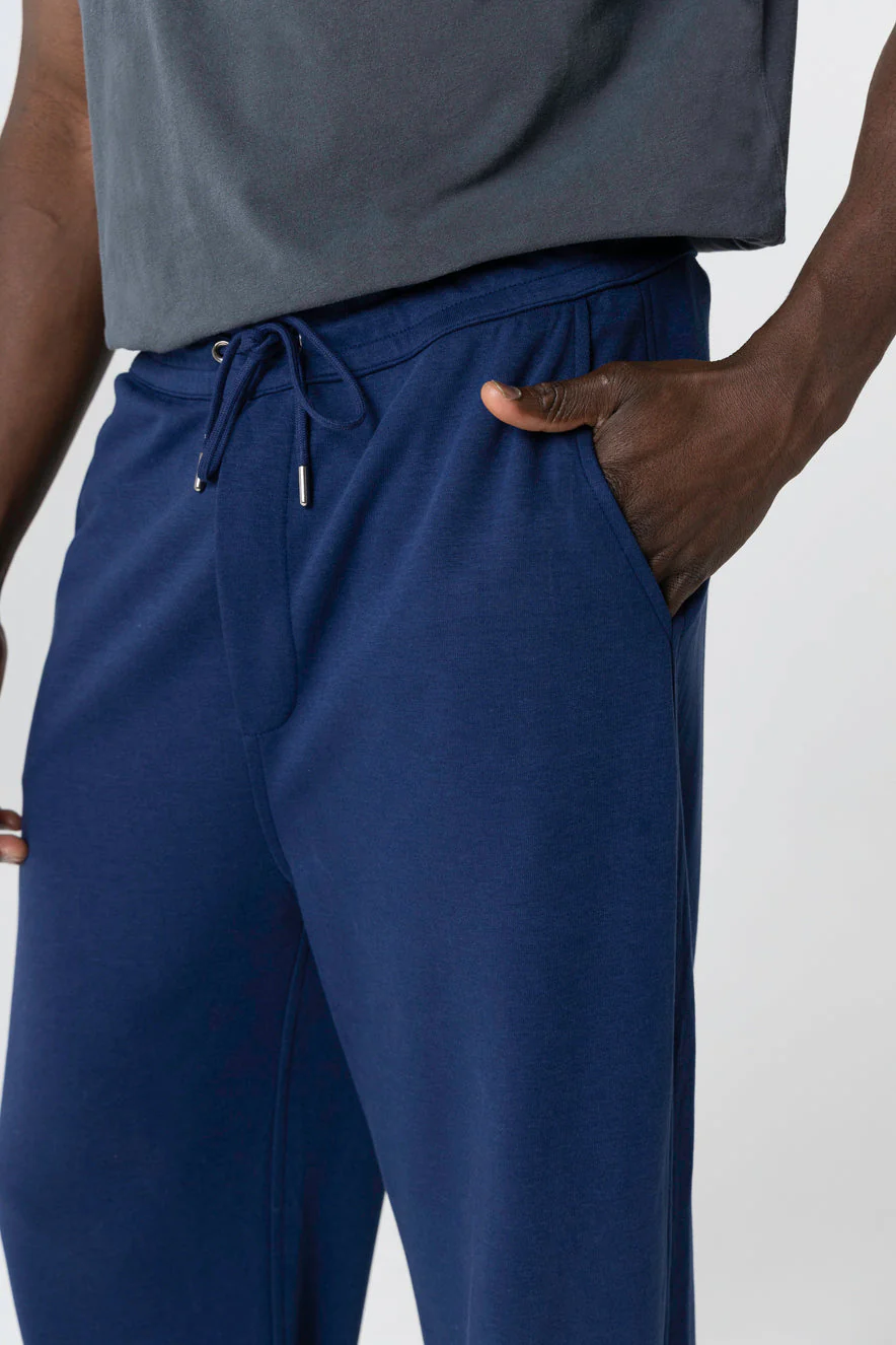 Pantalon Bleu en Lyocel, Tencel / Coton Organique - Image 4