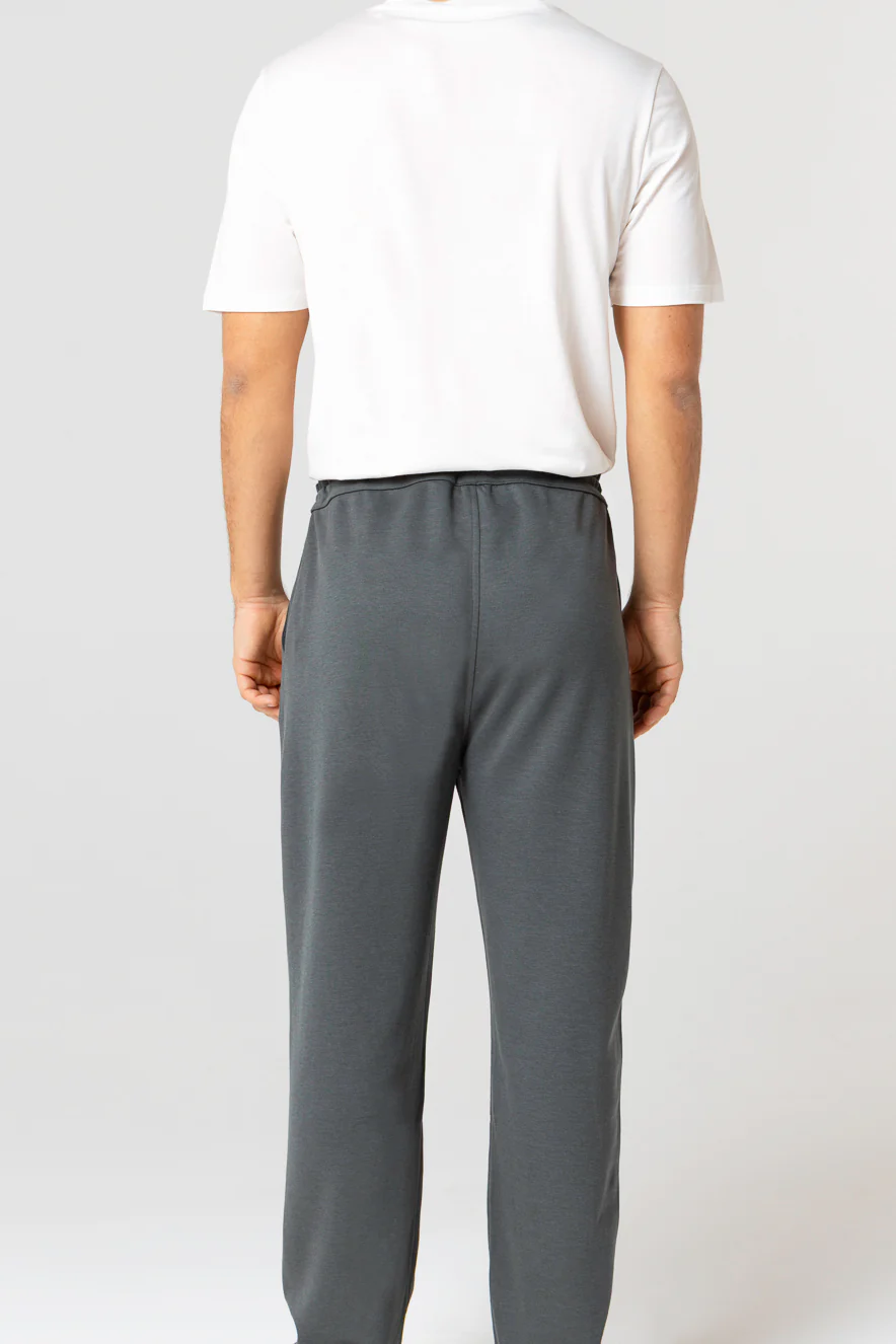 Pantalon Gris Foncé en Lyocel, Tencel / Coton Organique - Image 3
