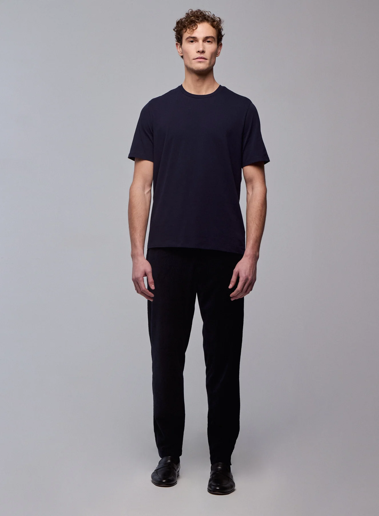 Pantalon Marine en Coton Organique / Polyester