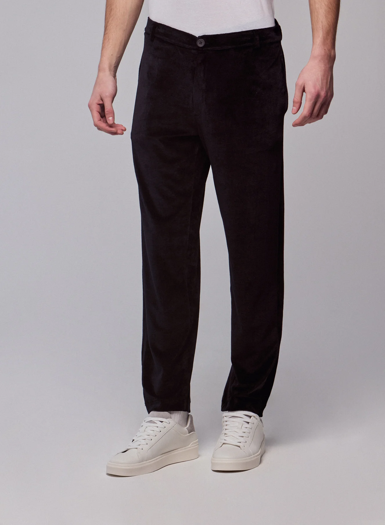 Pantalon Noir en Coton Organique / Modal / Elasthanne - Image 3