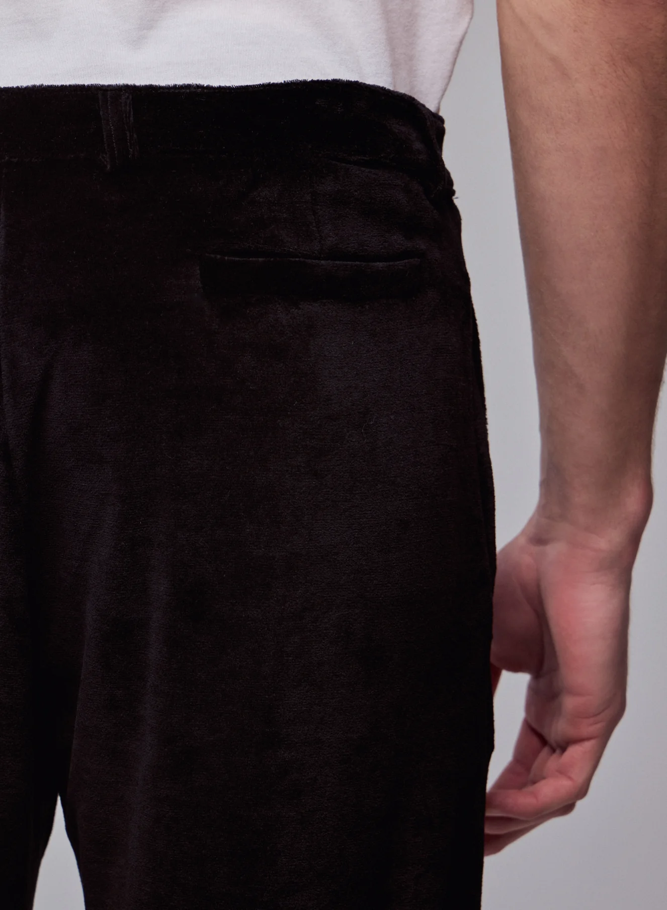 Pantalon Noir en Coton Organique / Modal / Elasthanne - Image 4