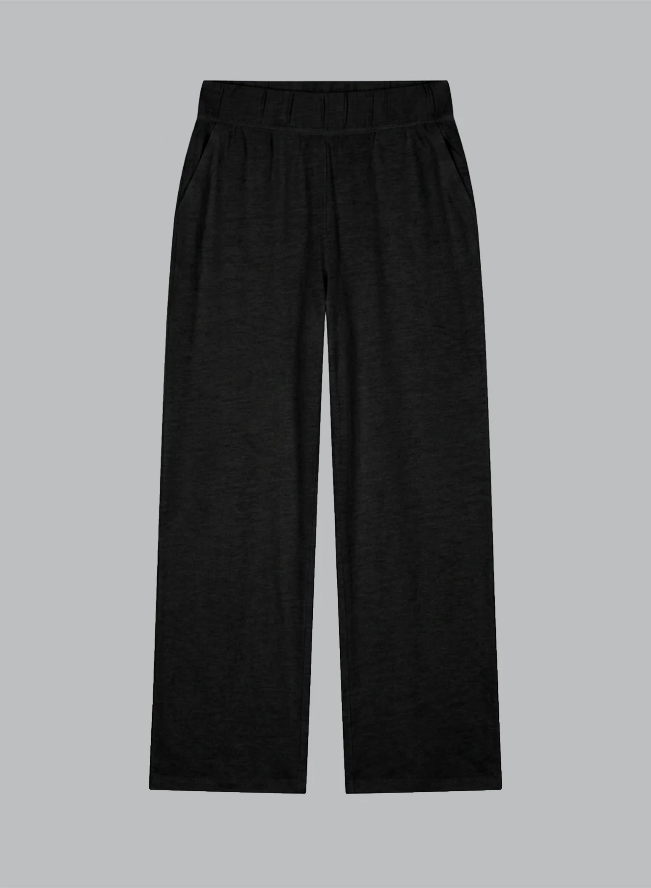 Pantalon Noir en Lin / Elasthanne - Image 6