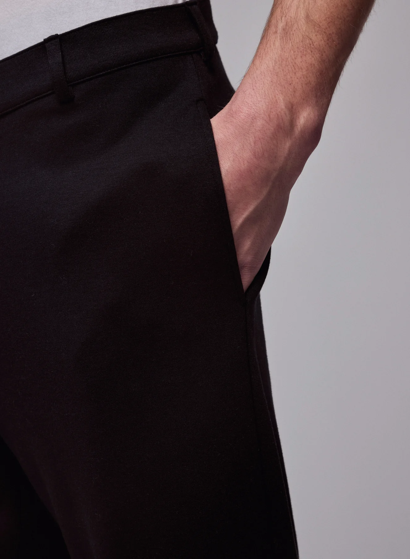 Pantalon Noir en Lyocell / Tencel / Coton organique - Image 4