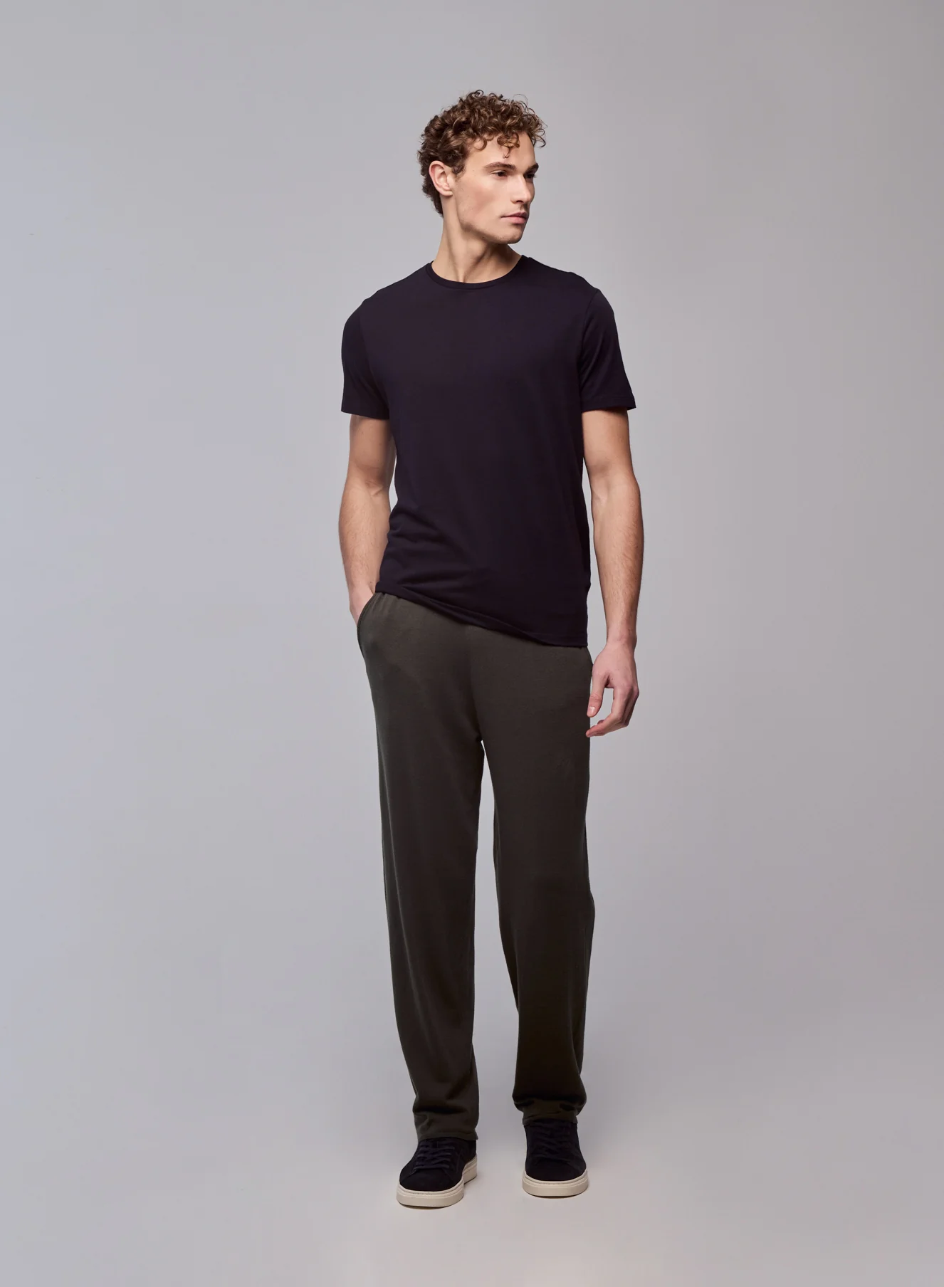 Pantalon Vert en Coton organique / Elasthanne
