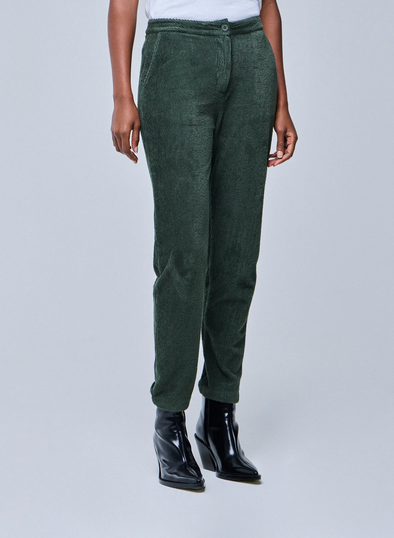 Pantalon Vert en Coton Organique / Polyester - Image 2