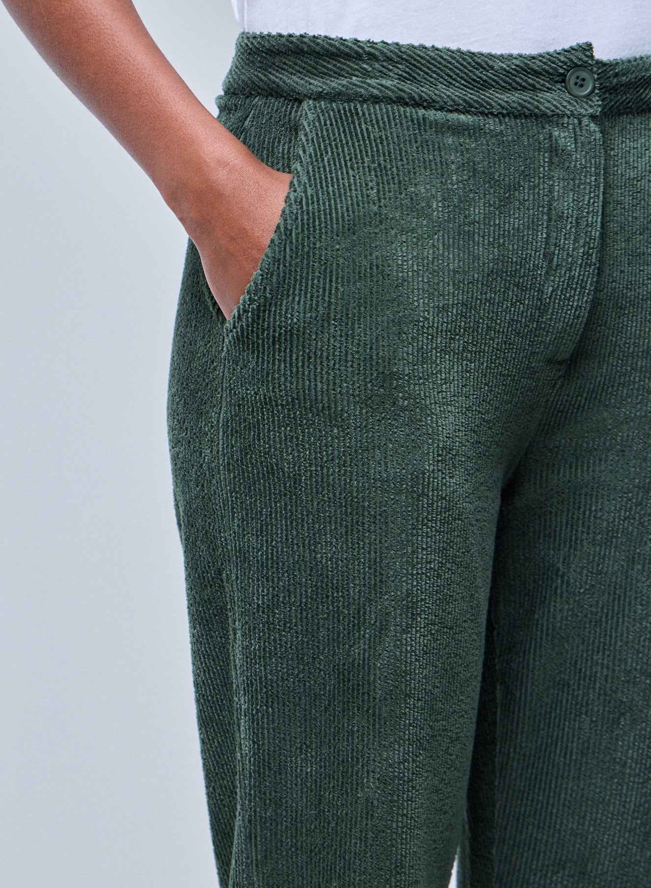Pantalon Vert en Coton Organique / Polyester - Image 3