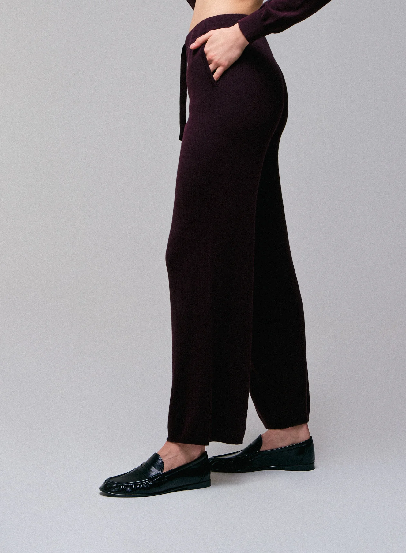 Pantalon Violet en Coton organique / Elasthanne - Image 4
