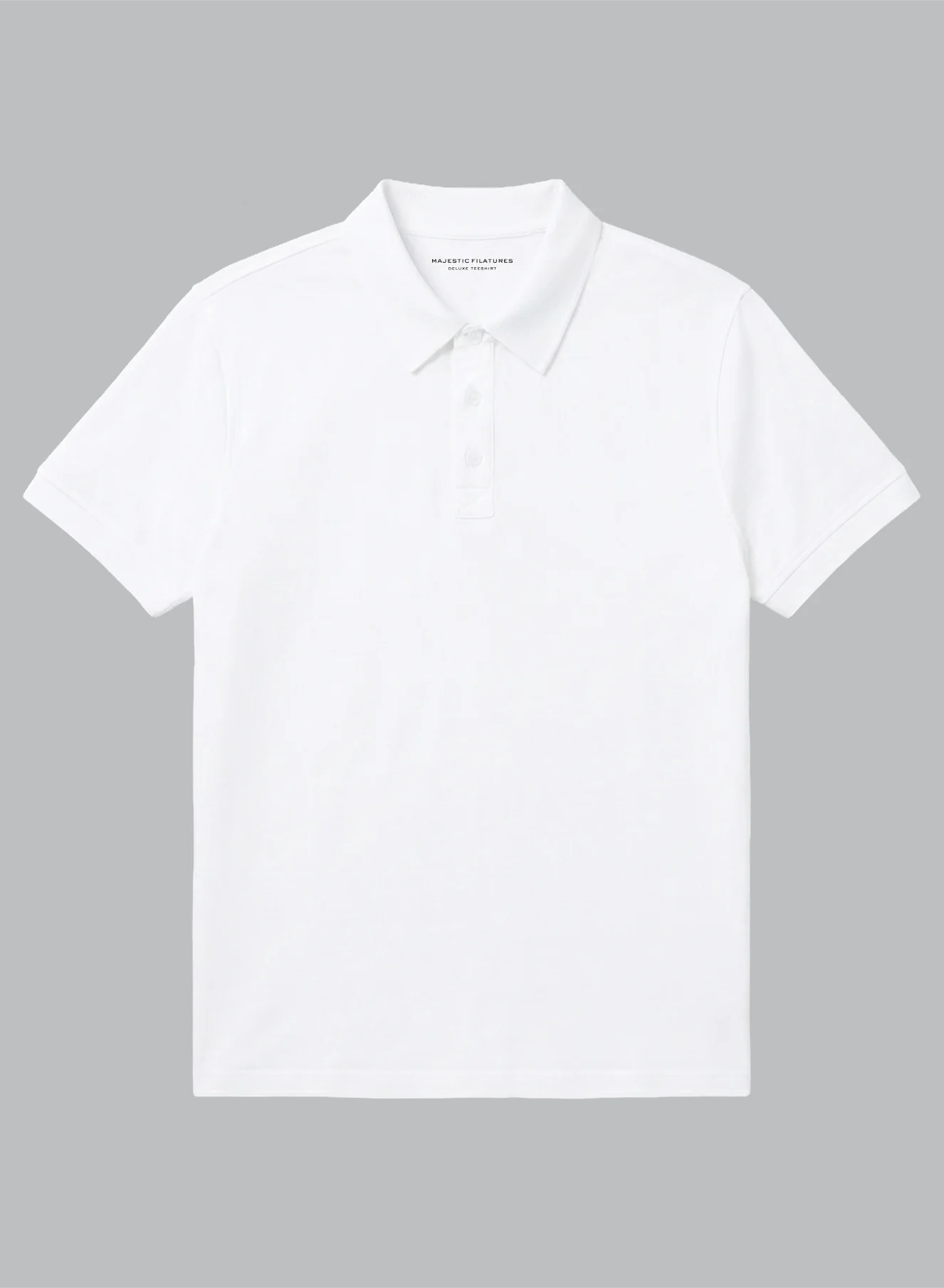 Polo Blanc Manches Courtes en Lin / Elasthanne - Image 9