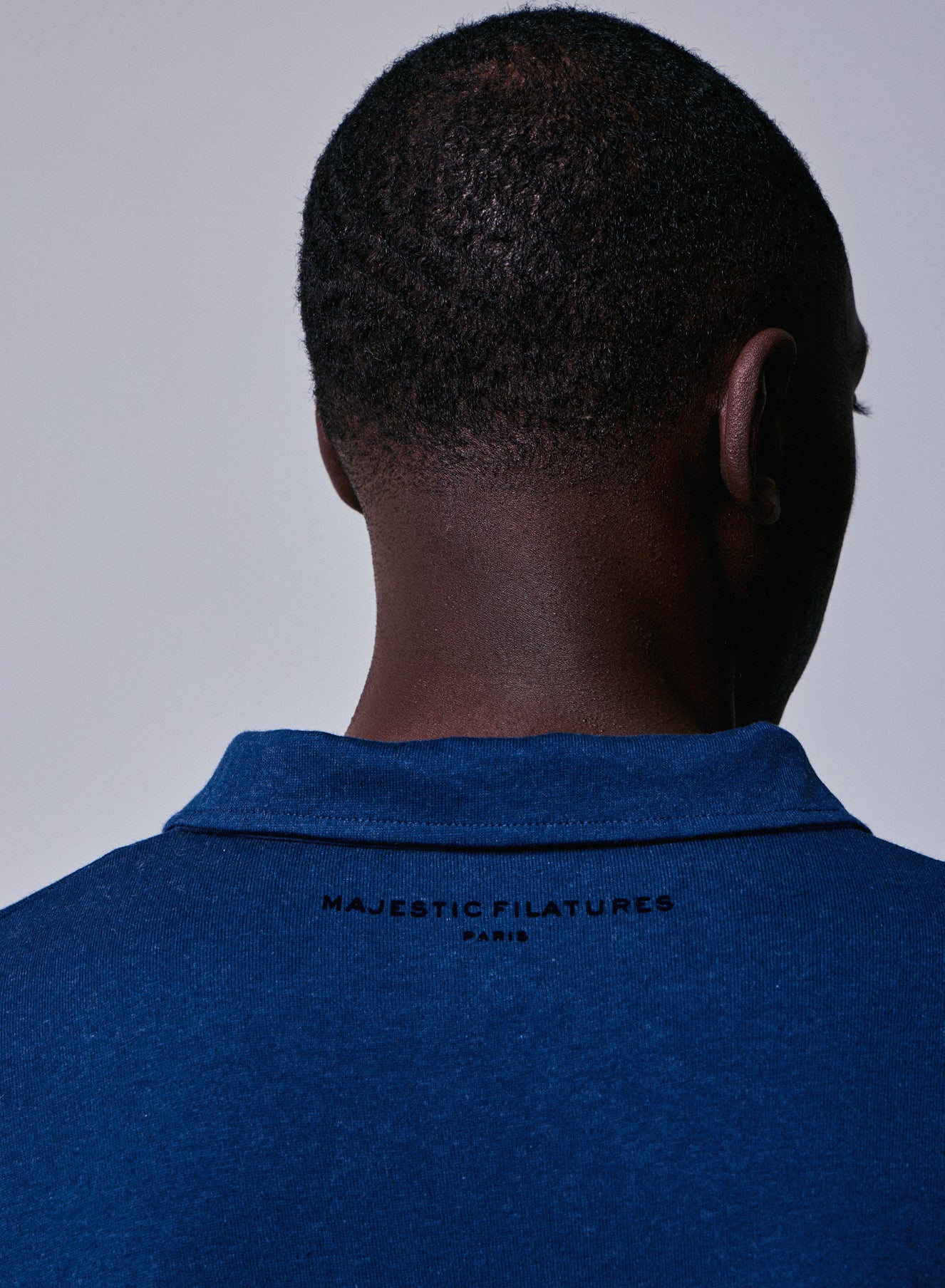Polo Bleu Polo Manches Longues en Coton organique - Image 3