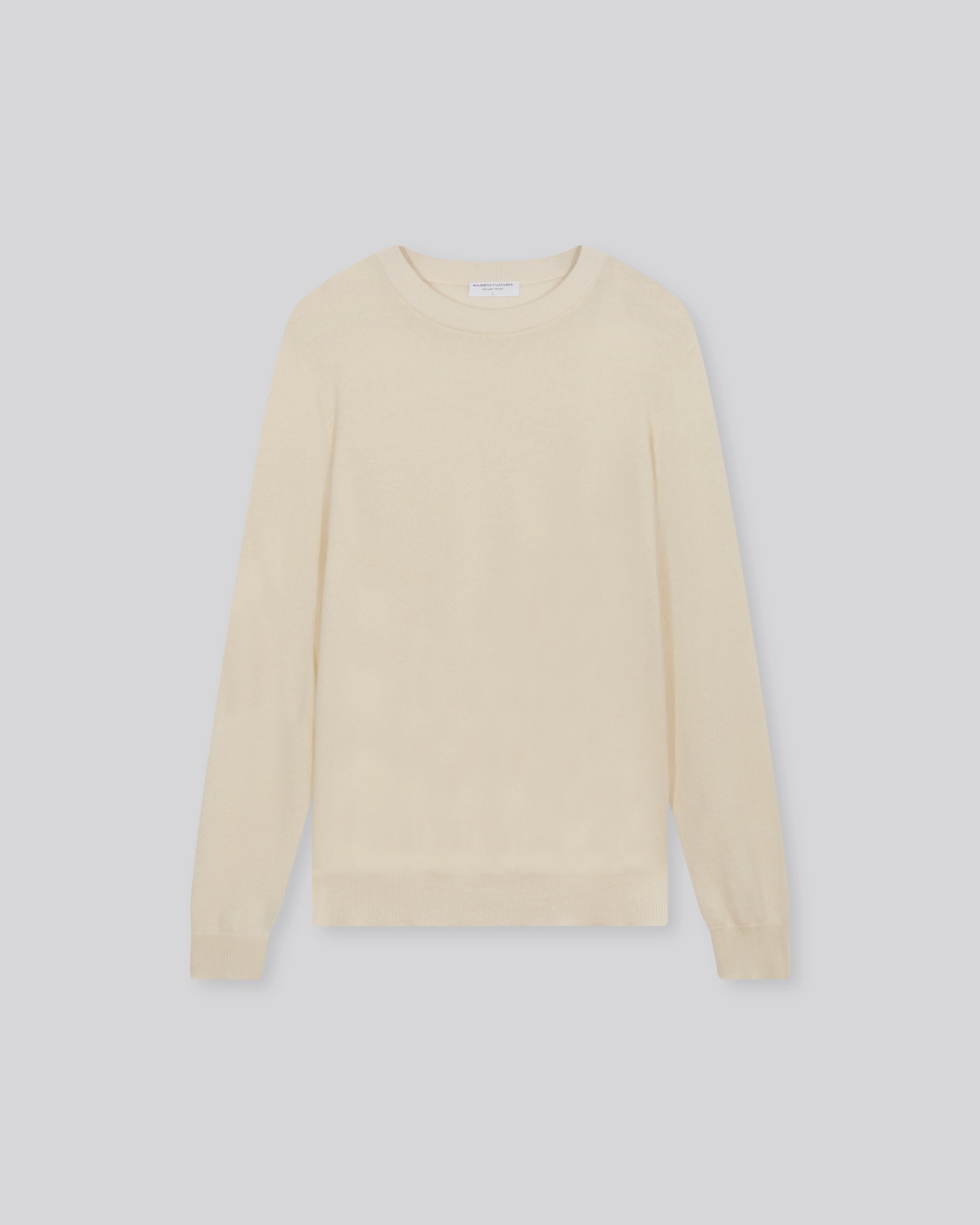 Pull Milk Col Rond Manches Longues en Cachemire - Image 6