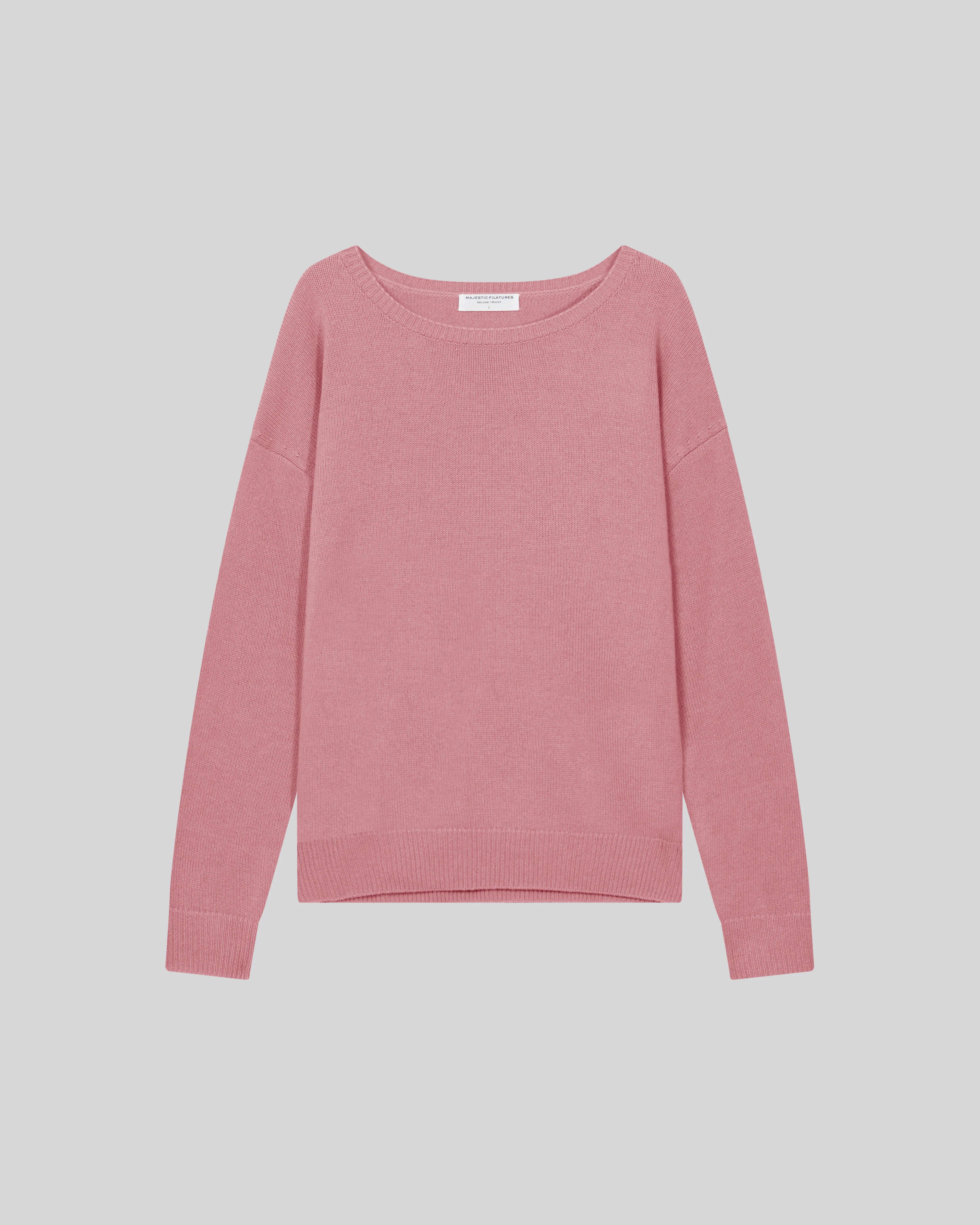 Pull Rose Col Rond Manches Longues en Laine merinos - Image 6