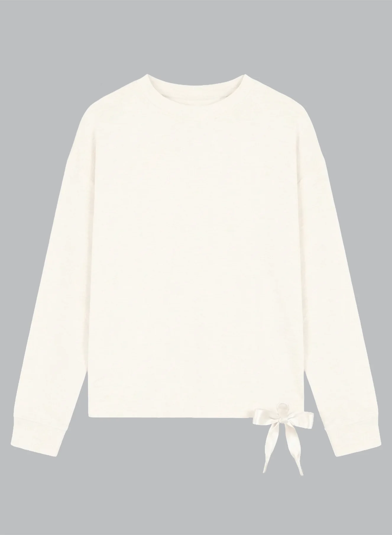 Sweat Crème Col Rond Manches Longues en Viscose / Elasthanne - Image 6