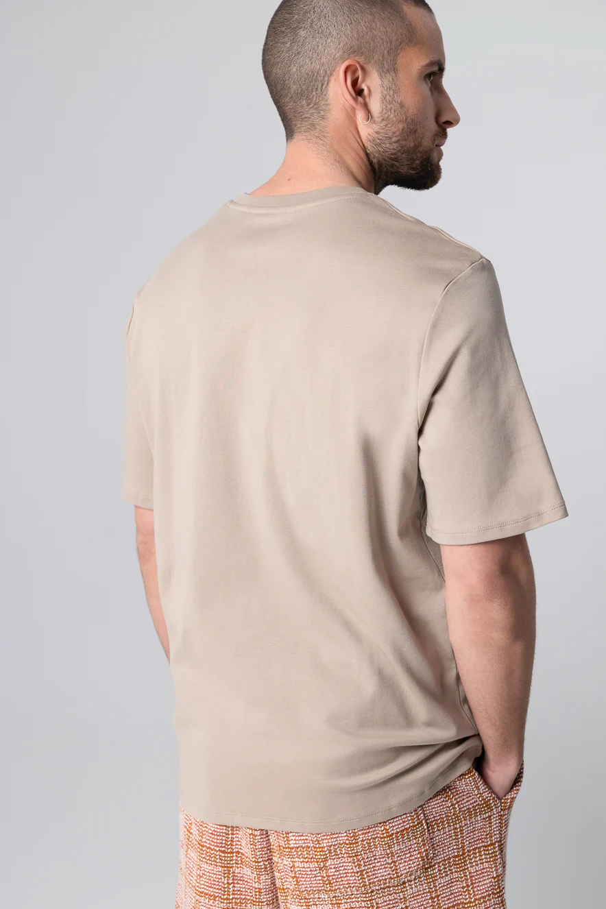 T-shirt Désert Col Rond Manches Courtes en Coton Supima - Image 5