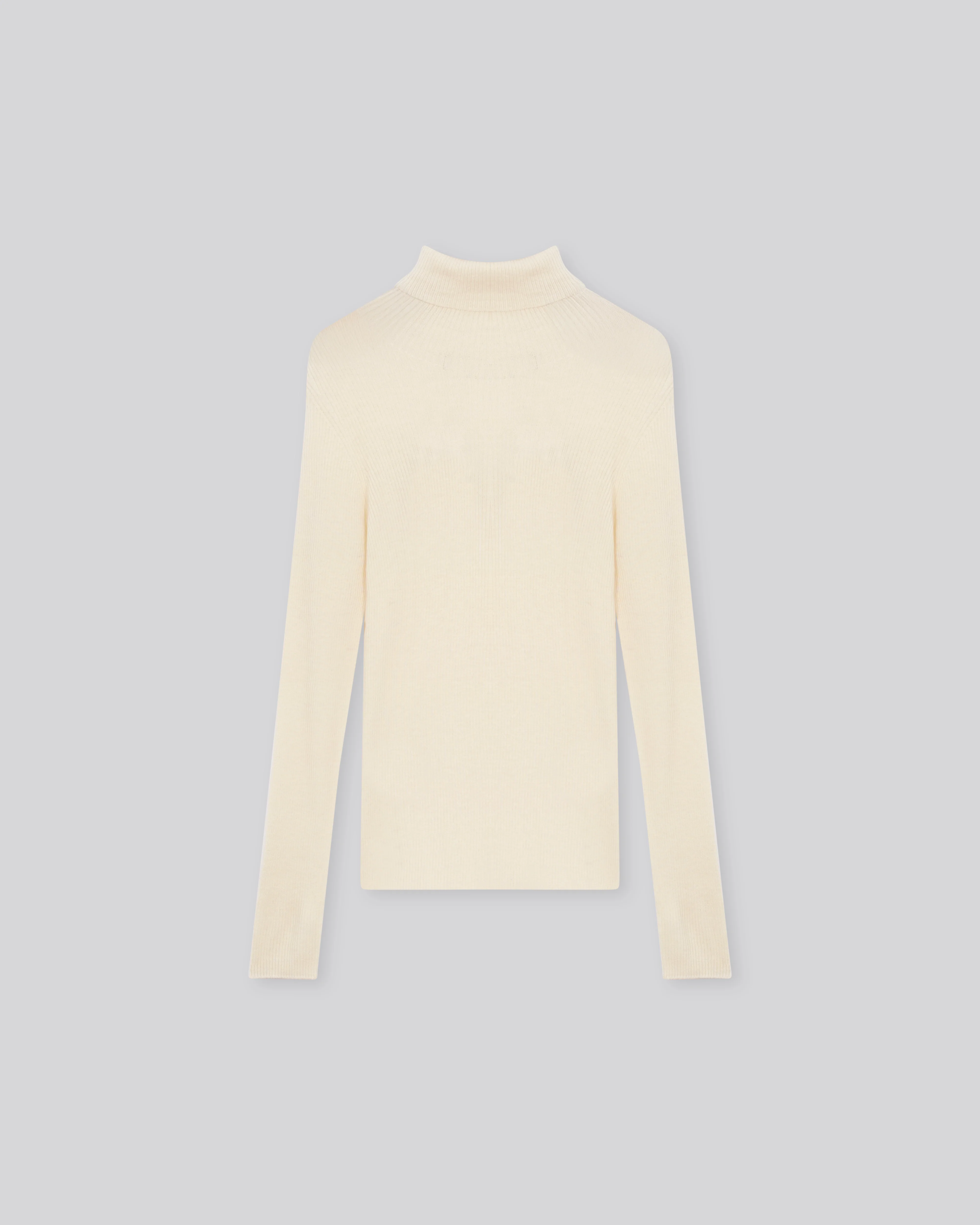 T-shirt Milk Col Montant Manches Longues en Cachemire - Image 6