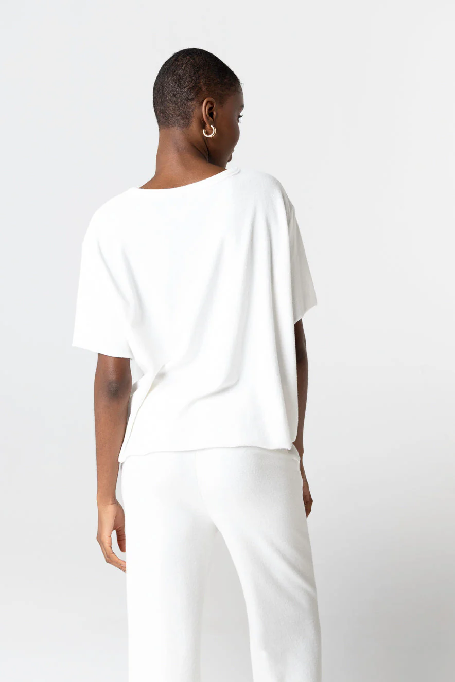 T-shirt Milk Col Rond Manches courtes en Coton Organique / Polyamide - Image 4