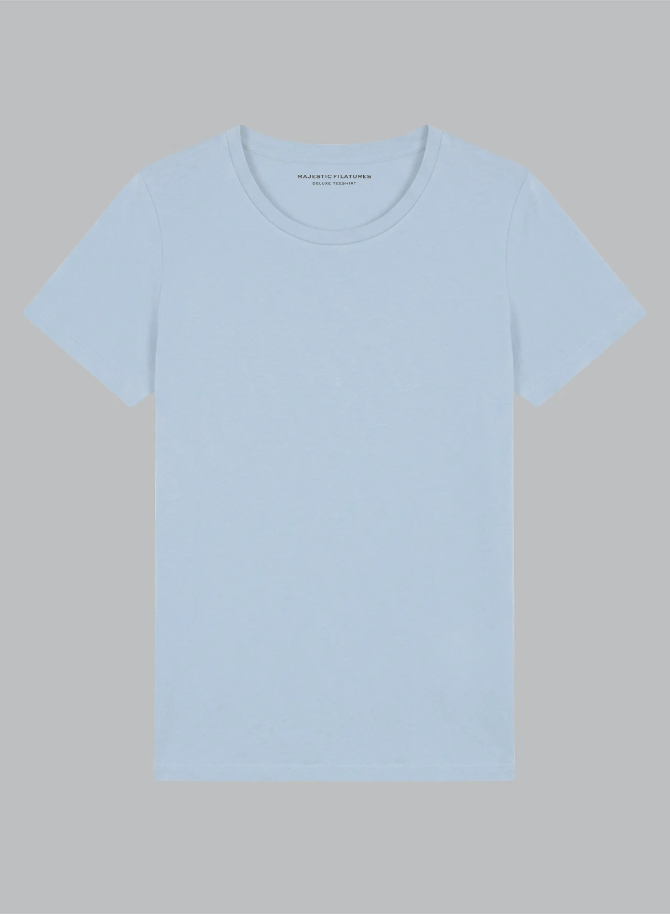 T-shirt Bleu Calanques Col Rond Manches Courtes en Coton organique - Image 6