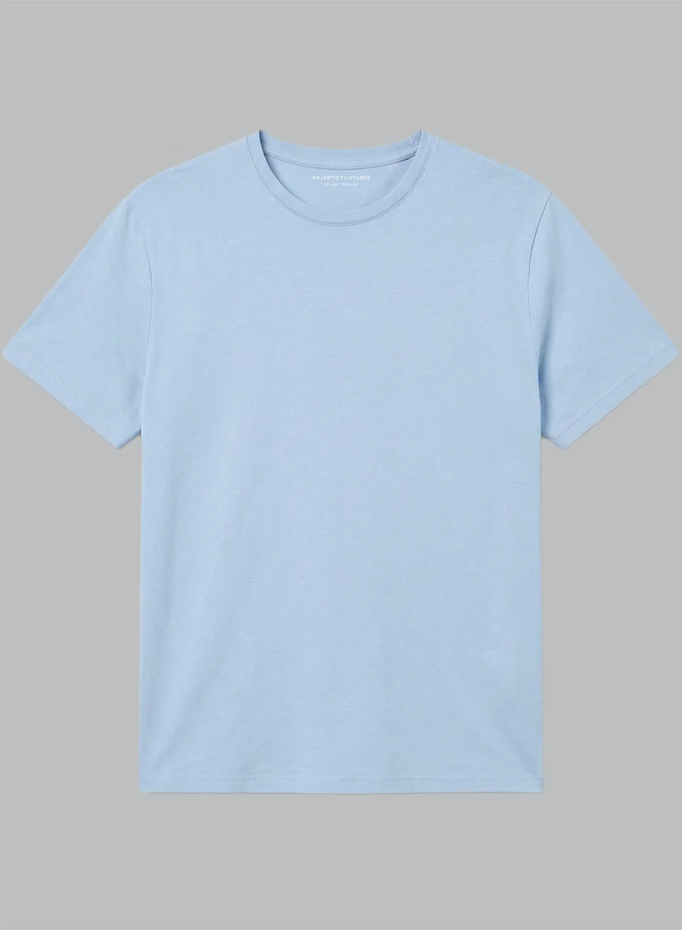 T-shirt Bleu Calanques Col Rond Manches Courtes en Coton organique - Image 6