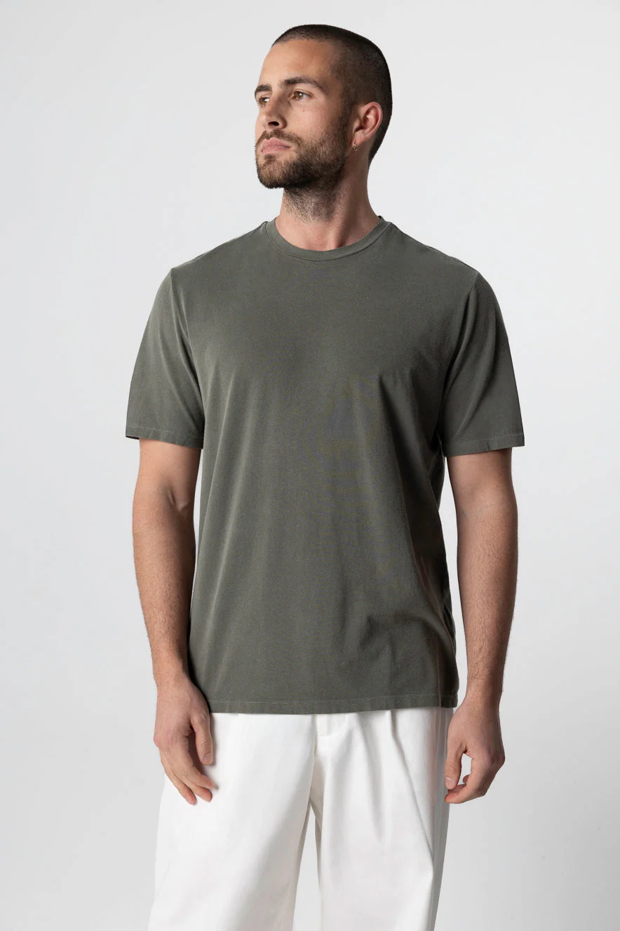 T-shirt Jungle Col Rond Manches Courtes en Coton organique / Elasthanne - Image 2
