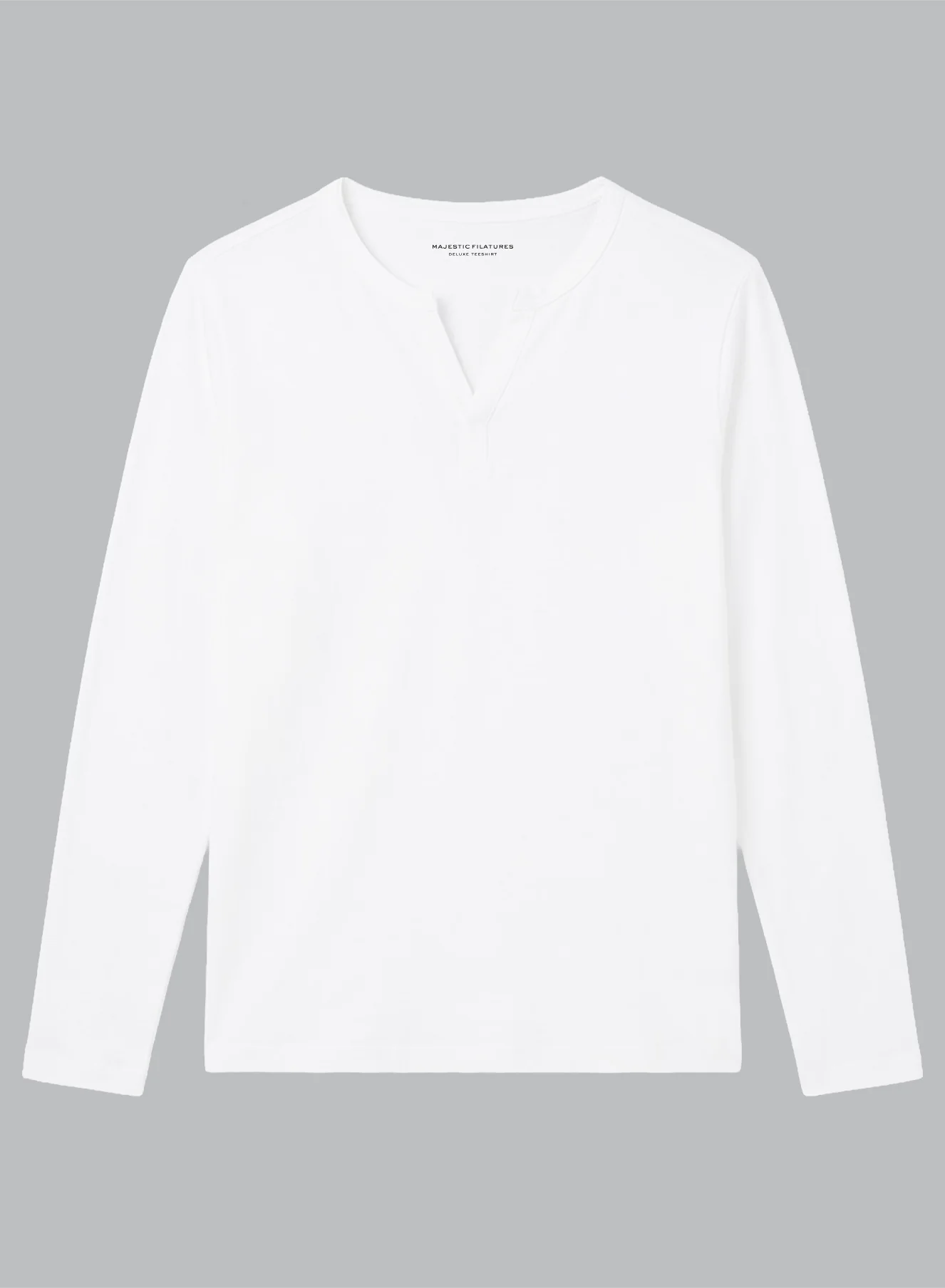 Tunisien Blanc Manches Longues en Coton / Lin - Image 7