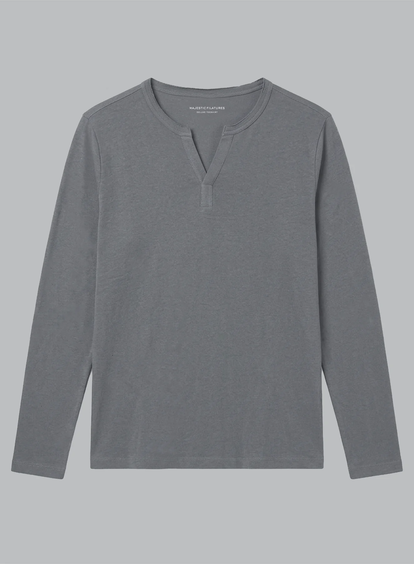 Tunisien Gris Manches Longues en Coton / Lin - Image 6