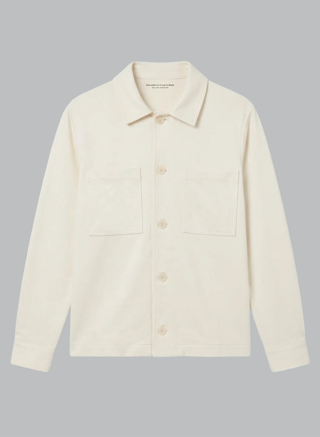 Veste Crème Manches Longues en Lyocel, Tencel / Coton Organique - Image 7
