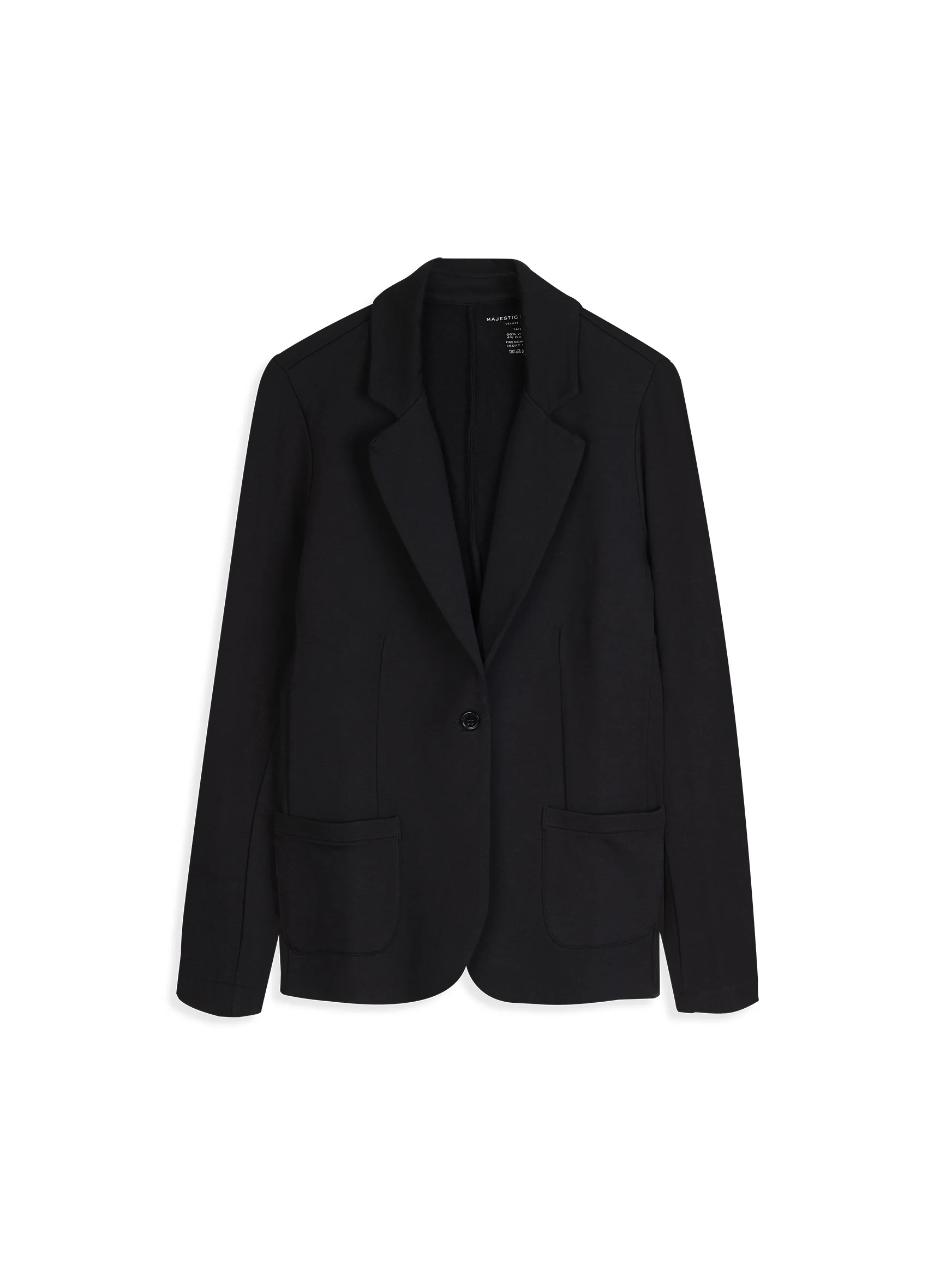 Veste Marine Manches Longues en Viscose / Elasthanne - Image 6